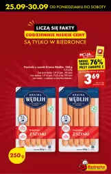 Gazetka promocyjna Biedronka - Od poniedzialku - Gazetka - ważna od 30.09 do 30.09.2023 - strona 3 - produkty: Parówki, LG