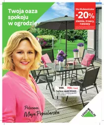 Gazetka promocyjna Leroy Merlin - Gazetka Leroy Merlin - Gazetka - ważna od 13.04 do 13.04.2023 - strona 1 - produkty: Stół, Parasol, Olej
