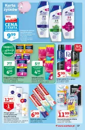 Gazetka promocyjna Auchan - Hiperoszczędzanie z aplikacją Auchan Hipermarkety - Gazetka - ważna od 29.09 do 29.09.2021 - strona 17 - produkty: Por, Gra, Pasta do zębów, Sport, Always, Podpaski, Carefree, Gillette, Colgate, Wkładki, Antyperspirant, Nivea, LG, Fa