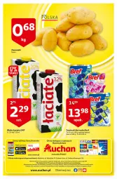 Gazetka promocyjna Auchan - Hiperoszczędzanie z aplikacją Auchan Hipermarkety - Gazetka - ważna od 29.09 do 29.09.2021 - strona 32 - produkty: Ser, Zawieszki, Bref, Ziemniaki, Tera, Mleko, Fa