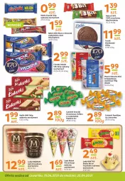 Gazetka promocyjna Gama - Gazetka Gama - Gazetka - ważna od 25.04 do 25.04.2021 - strona 4 - produkty: Goplana, Ciastka, Cukier, Jutrzenka, Kaktus, Lody, LANA, Mleczko, Grześki, Ptasie mleczko, Baton, Cukierki, Fa