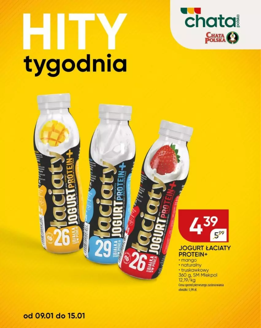 Gazetka promocyjna Chata Polska - ważna 09.01 do 15.01.2025 - strona 13 - produkty: Jogurt