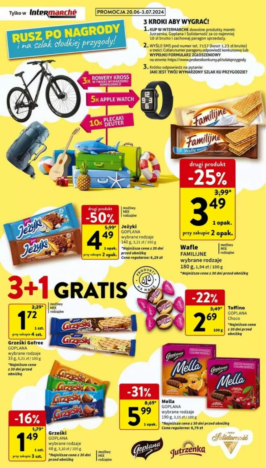 Gazetka promocyjna Intermarche - ważna 20.06 do 26.06.2024 - strona 18 - produkty: Fa, Goplana, LANA, Wafle