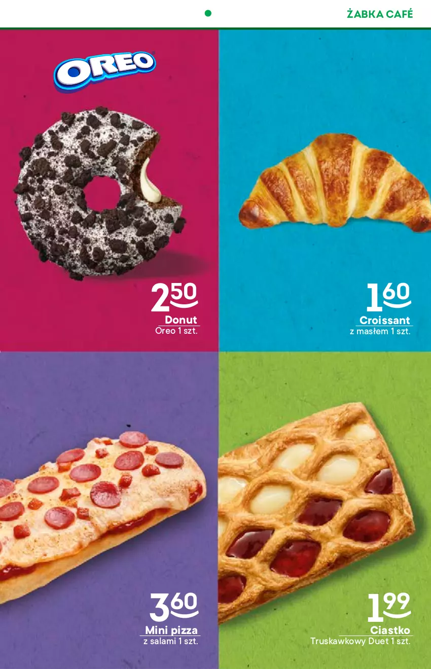 Gazetka promocyjna Żabka - ważna 21.07 do 03.08.2021 - strona 17 - produkty: Croissant, Donut, Oreo, Pizza, Salami