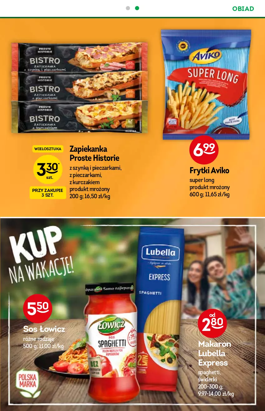 Gazetka promocyjna Żabka - ważna 21.07 do 03.08.2021 - strona 35 - produkty: Bell, Bella, Frytki, Kurczak, Lubella, Makaron, Piec, Pieczarka, Sos, Spaghetti, Zapiekanka