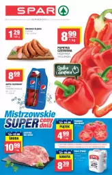 Gazetka promocyjna Spar - Eurospar - Gazetka - ważna od 08.06 do 08.06.2021 - strona 1 - produkty: Piwo, Papryka czerwona, Papryka, Pepsi, Napój gazowany, Napój, Kiełbasa, Olewnik, Kiełbasa śląska