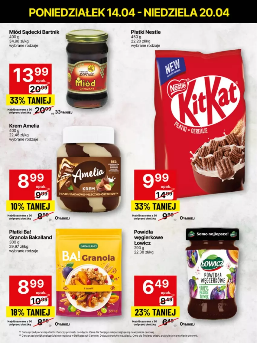 Gazetka promocyjna Delikatesy Centrum - NOWA GAZETKA Delikatesy Centrum od 14 kwietnia! 14-20.04.2025 - ważna 14.04 do 20.04.2025 - strona 29 - produkty: Ba!, Bakalland, Gra, Granola, Miód, Rum