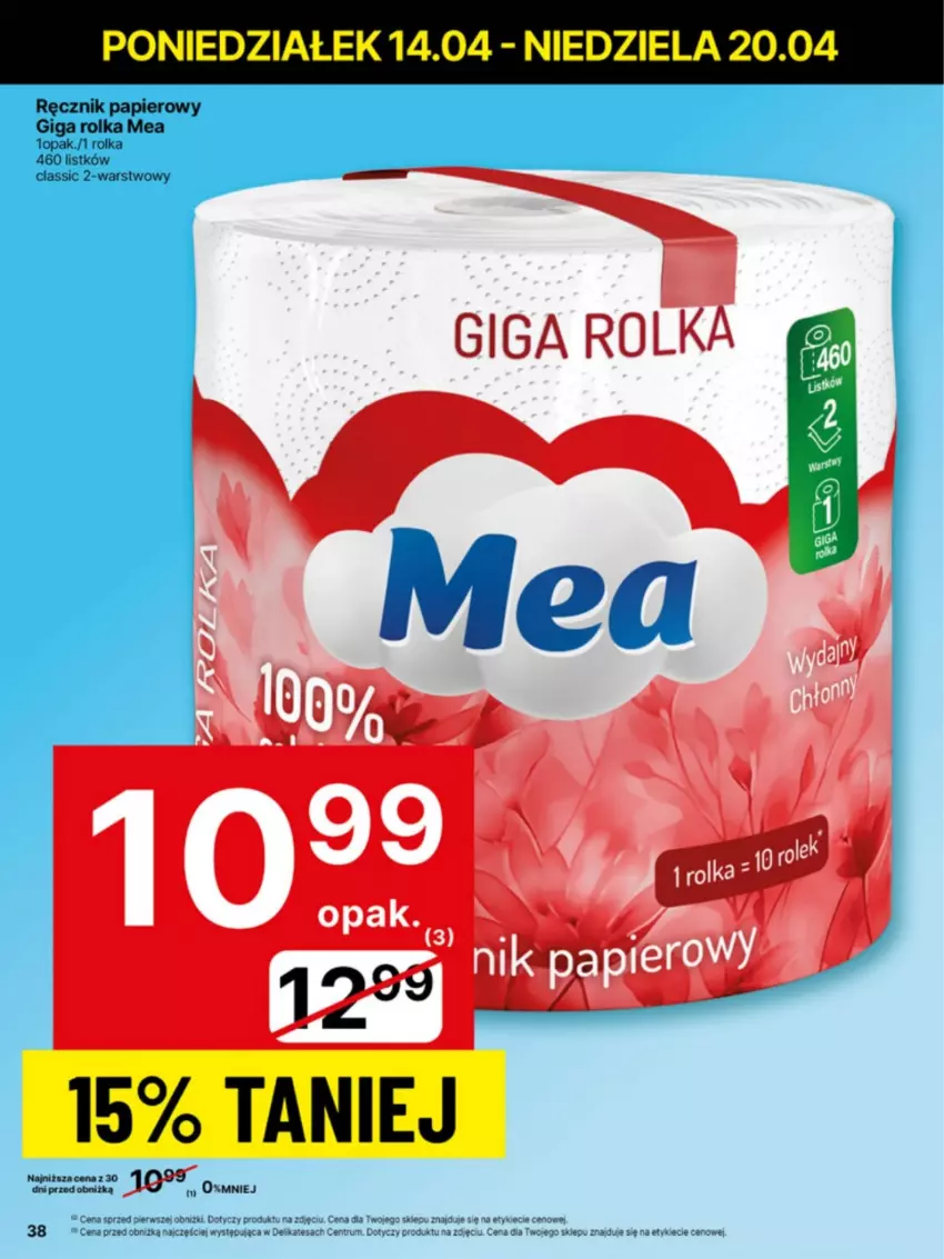 Gazetka promocyjna Delikatesy Centrum - NOWA GAZETKA Delikatesy Centrum od 14 kwietnia! 14-20.04.2025 - ważna 14.04 do 20.04.2025 - strona 38