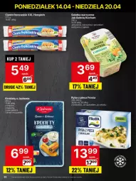 Gazetka promocyjna Delikatesy Centrum - NOWA GAZETKA Delikatesy Centrum od 14 kwietnia! 14-20.04.2025 - Gazetka - ważna od 20.04 do 20.04.2025 - strona 30 - produkty: Mozzarella, Piec, Sałatka, Ciasto francuskie, Frosta, Ser, Koc, Ryba, Sałatka warzywna, Sałat, Pieczarka, Kapustą, Szpinak