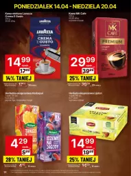 Gazetka promocyjna Delikatesy Centrum - NOWA GAZETKA Delikatesy Centrum od 14 kwietnia! 14-20.04.2025 - Gazetka - ważna od 20.04 do 20.04.2025 - strona 34 - produkty: Rum, Por, Kawa mielona, Kawa, Lipton, Lavazza, Herbata, Obraz, Mango