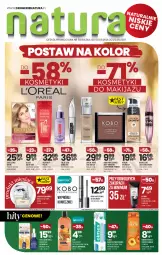 Gazetka promocyjna Drogerie Natura - Gazetka Drogerie Natura - Gazetka - ważna od 22.09 do 22.09.2021 - strona 1 - produkty: Makijaż, Fructis, Elseve, Ser, Rum, Bell, Krem do rąk, Calvin Klein, Sati, Maybelline, Pasta do zębów, KOBO, Tusz, Serum, Vita C, Woda toaletowa, Puder, Szampon, Garnier, Elmex, Woda, Podkład, Revlon, Farba do włosów, Fa