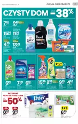 Gazetka promocyjna Drogerie Natura - Gazetka Drogerie Natura - Gazetka - ważna od 22.09 do 22.09.2021 - strona 17 - produkty: Płyn do prania, Domestos, Sól, Cif, Ajax, Papier, Biały Jeleń, Finish, Papier toaletowy, Velvet, Vizir, Mleczko, Płyn do płukania, Presto, Chusteczki, Calgon, Perwoll, Kapsułki do prania, Nawilżany papier, Lenor, LG