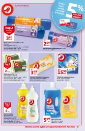 Gazetka promocyjna Auchan - Porządki Supermarkety - Gazetka - ważna od 25.09 do 25.09.2021 - strona 3 - produkty: Ser, Do mycia naczyń, Balsam do mycia naczyń, Tablet, Worki na śmieci, Chusteczki, Worki na śmiec, Zmywarki, Tabletki do zmywarki