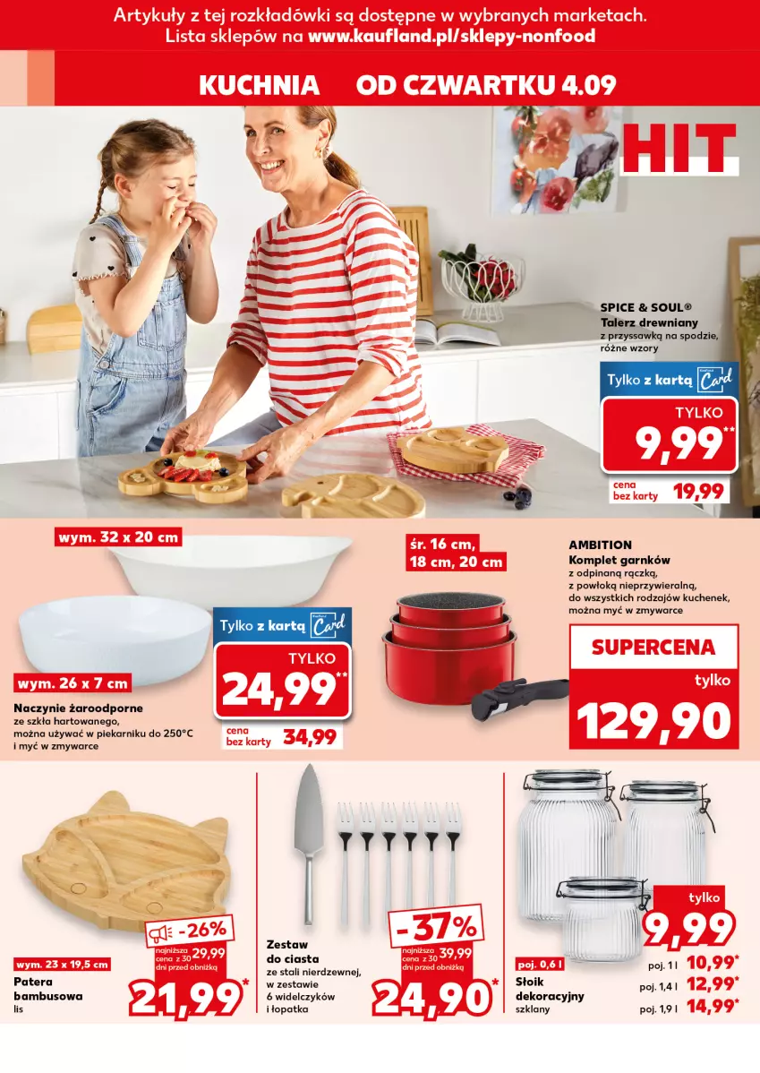 Gazetka promocyjna Kaufland - Kaufland - ważna 04.09 do 10.09.2025 - strona 14 - produkty: Ambition, Naczynie żaroodporne, Piekarnik, Por, Tera