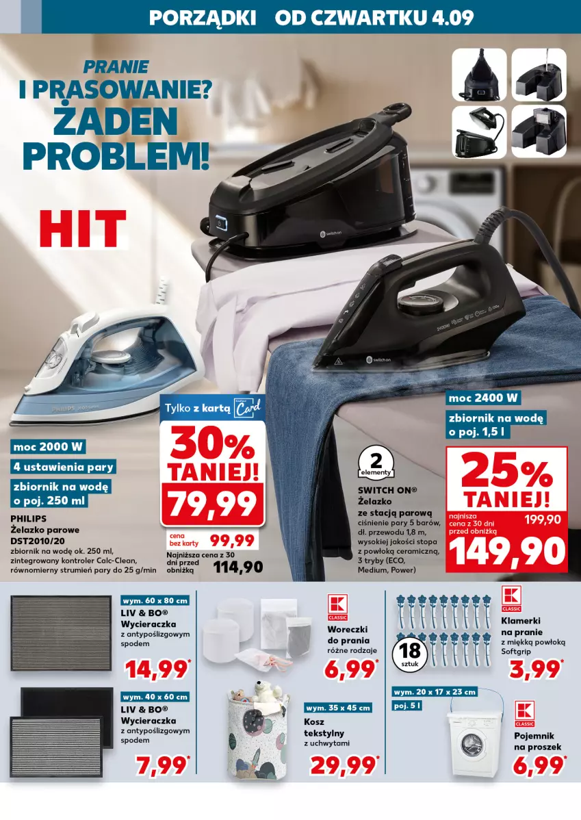 Gazetka promocyjna Kaufland - Kaufland - ważna 04.09 do 10.09.2025 - strona 16 - produkty: Kontroler, Kosz, Philips, Pojemnik, Por, Rum, Sok, Top, Wycieraczka