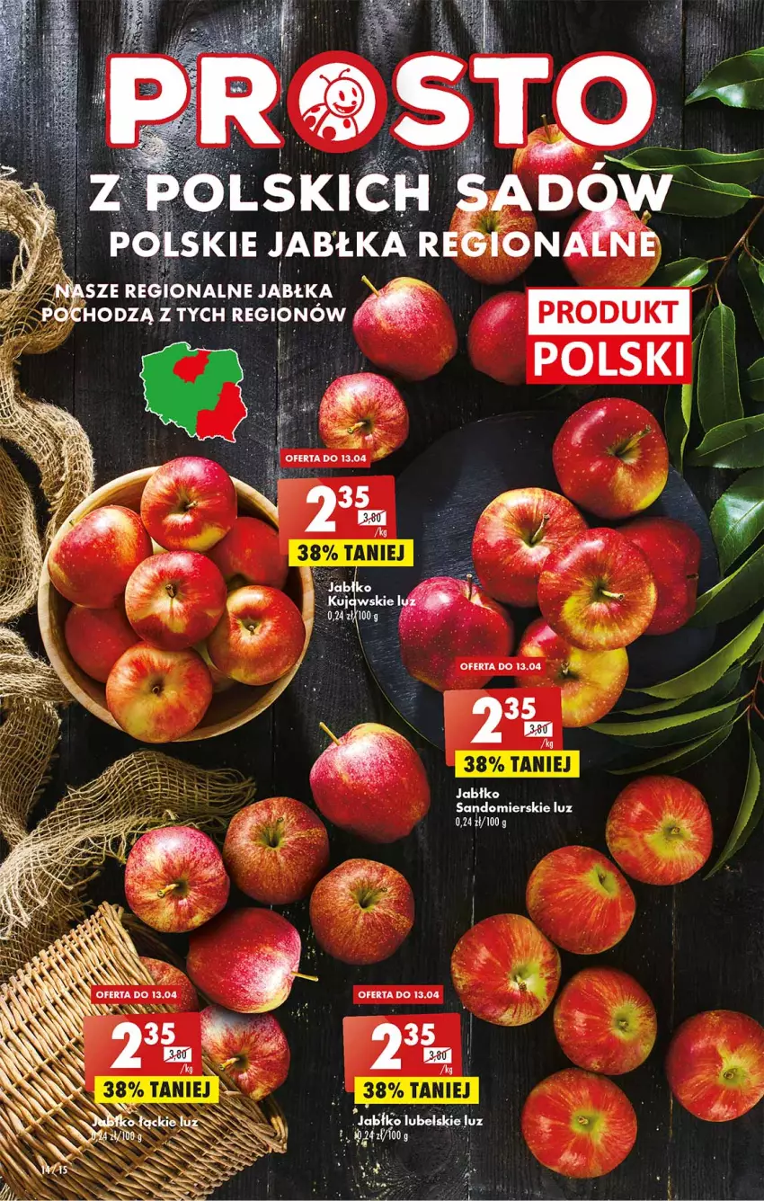 Gazetka promocyjna Biedronka - W tym tygodniu - ważna 11.04 do 16.04.2022 - strona 14 - produkty: Jabłka, Por