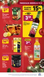 Gazetka promocyjna Aldi - Katalog spożywczy - Gazetka - ważna od 12.12 do 12.12.2021 - strona 21 - produkty: Gin, Hibiskus, Herbata czarna, Tera, Lipton, Miód, Syrop, Herbata, Mango, Napój, Herbapol, Fa