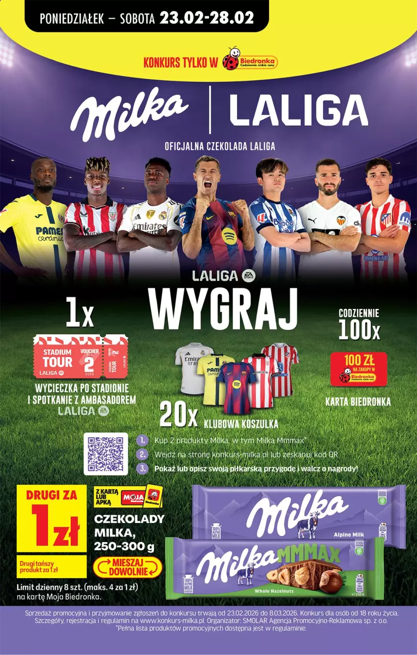 Gazetka promocyjna Biedronka - Od Poniedziałku - ważna 23.02 do 28.02.2026 - strona 48 - produkty: Milka, Mola