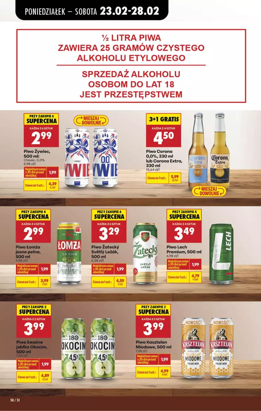 Gazetka promocyjna Biedronka - Od Poniedziałku - ważna 23.02 do 28.02.2026 - strona 62 - produkty: Corona Extra, Fa, Gra, Koc, Lech Premium, Piwo