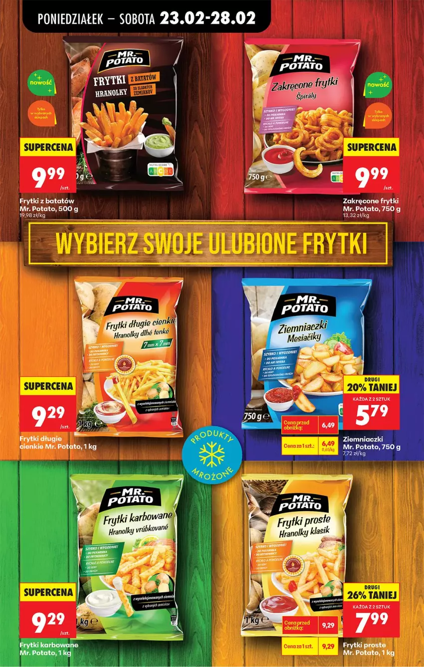 Gazetka promocyjna Biedronka - Od Poniedziałku - ważna 23.02 do 28.02.2026 - strona 78 - produkty: Frytki, Frytki z batatów