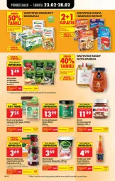 Gazetka promocyjna Biedronka - Od Poniedziałku - Gazetka - ważna od 28.02 do 28.02.2026 - strona 44 - produkty: Nutella, Sos, Por, Bell, Krem pistacjowy, Bonduelle, Kawa, Dżem, Laur, Przyprawy, Mola, Marmolada, Cieciorka, Kamis, Orka, Babeczki, Sos chilli, Fa