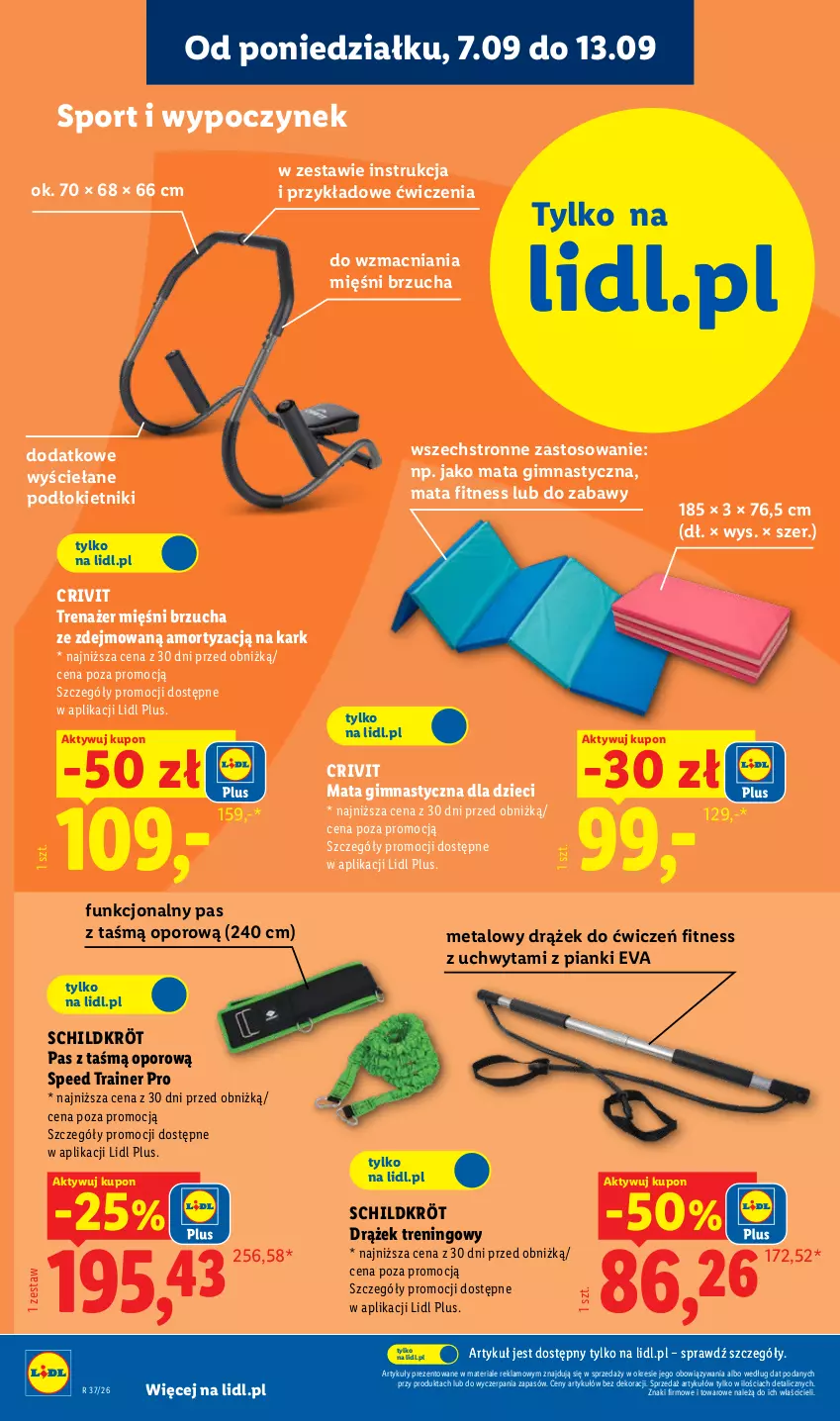 Gazetka promocyjna Lidl - Gazetka ważna od 07.09. do 12.09. - ważna 07.09 do 12.09.2026 - strona 12 - produkty: Dzieci, Por, Sport