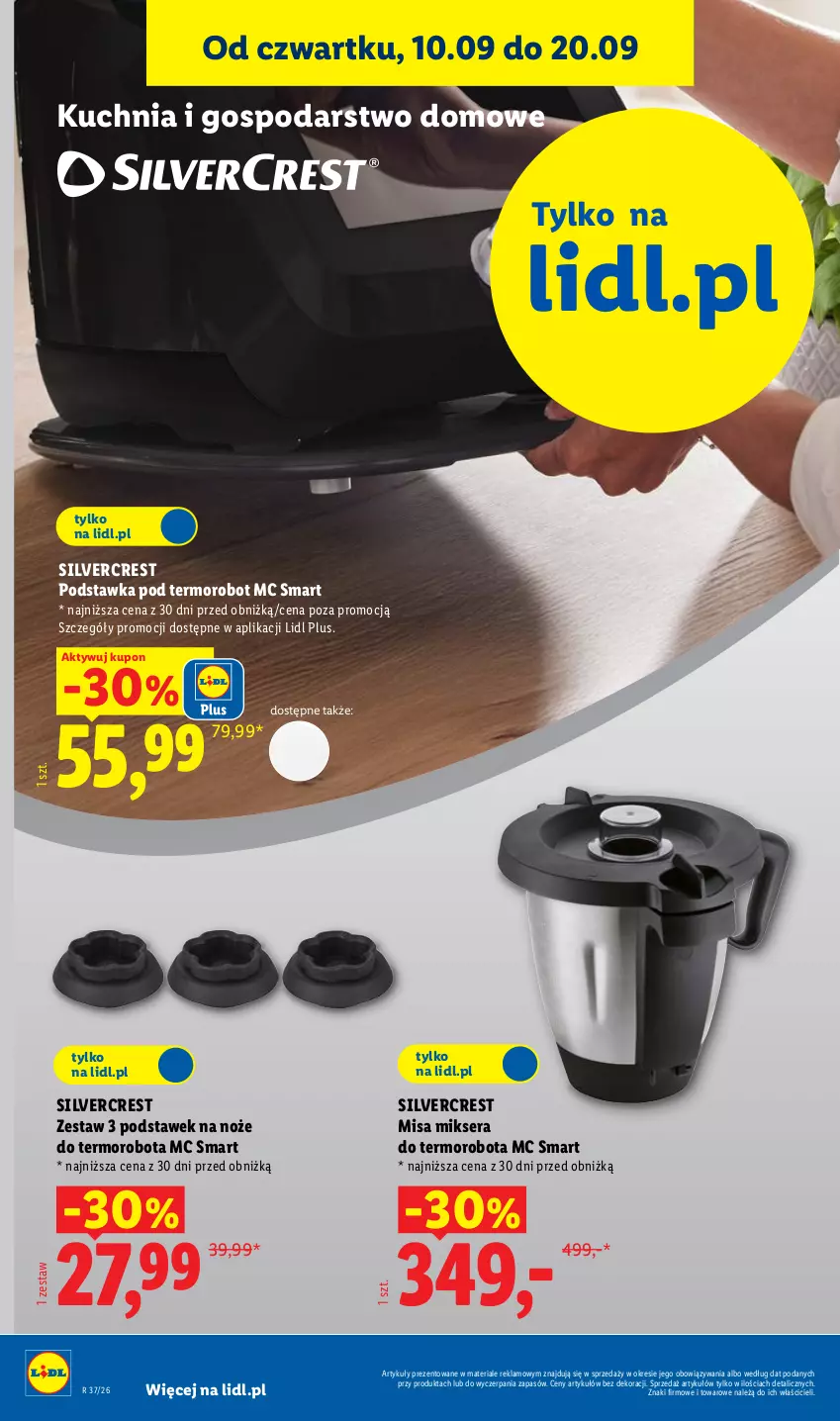Gazetka promocyjna Lidl - Gazetka ważna od 07.09. do 12.09. - ważna 07.09 do 12.09.2026 - strona 32 - produkty: Kuchnia, Mikser, Noż, Robot, Ser, Silvercrest