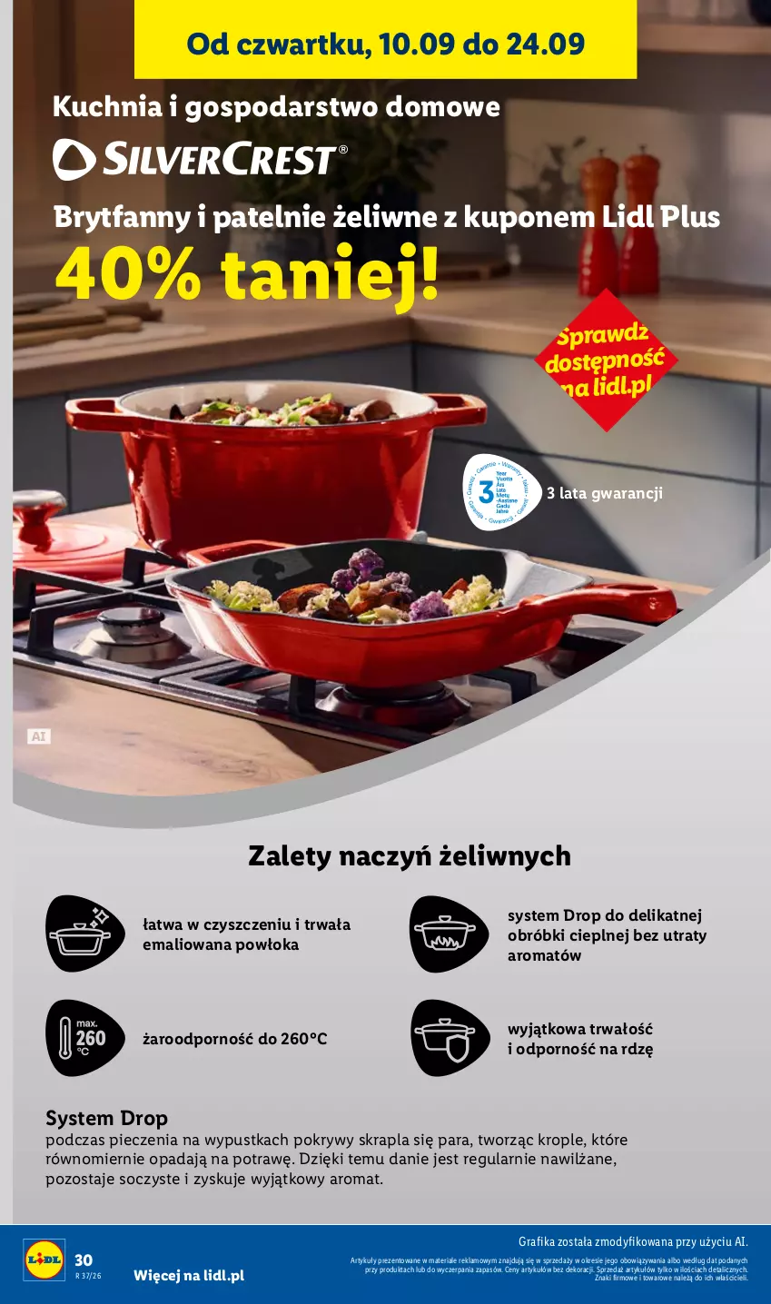 Gazetka promocyjna Lidl - Gazetka ważna od 07.09. do 12.09. - ważna 07.09 do 12.09.2026 - strona 36 - produkty: Fa, Gra, Grafika, Kuchnia, Piec, Por
