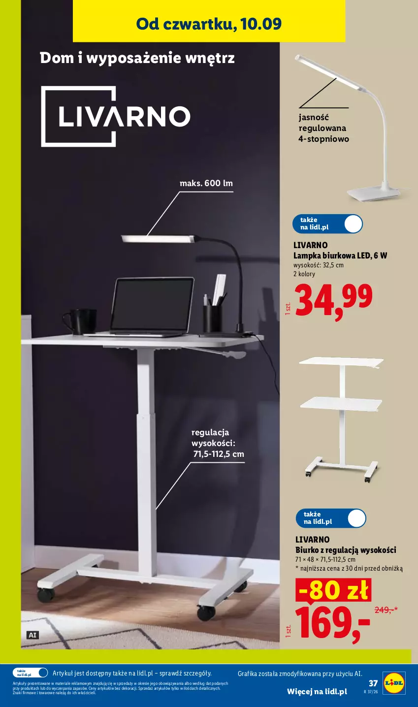 Gazetka promocyjna Lidl - Gazetka ważna od 07.09. do 12.09. - ważna 07.09 do 12.09.2026 - strona 43 - produkty: Biurko, Gra, Grafika, Ivar, Sok, Top