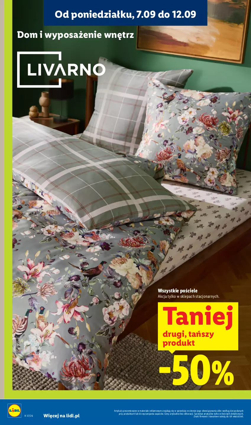 Gazetka promocyjna Lidl - Gazetka ważna od 07.09. do 12.09. - ważna 07.09 do 12.09.2026 - strona 8 - produkty: Pościel