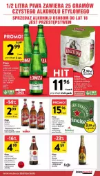 Gazetka promocyjna Intermarche - Gazetka - ważna od 26.03 do 26.03.2025 - strona 21 - produkty: Piwo, Gin, Kasztelan, Heineken, Warka