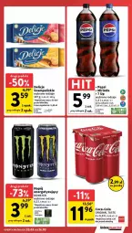 Gazetka promocyjna Intermarche - Gazetka - ważna od 26.03 do 26.03.2025 - strona 35 - produkty: Noż, Gin, 7up, Mirinda, Coca-Cola, Pepsi, Delicje, Napój
