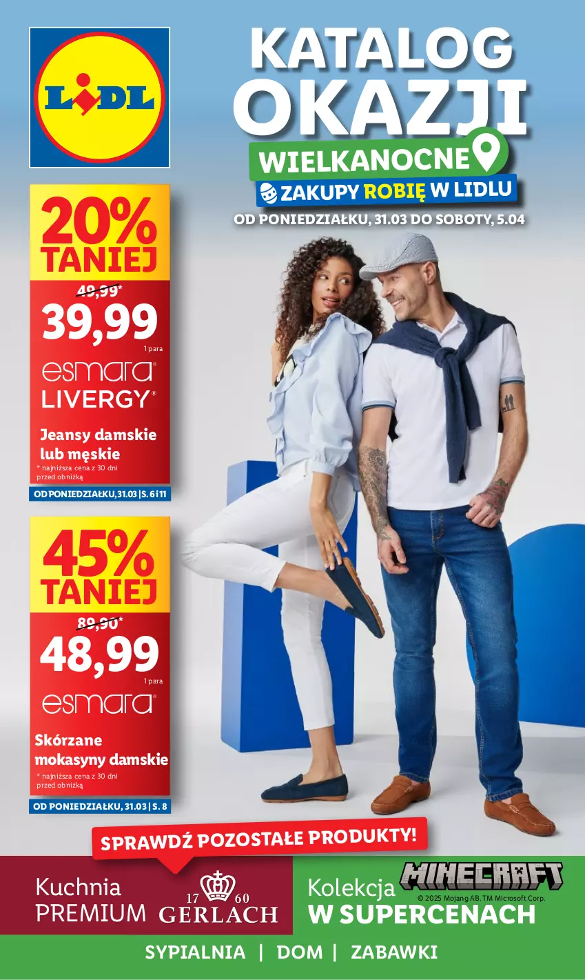 Gazetka promocyjna Lidl - GAZETKA - ważna 31.03 do 05.04.2025 - strona 1 - produkty: Kuchnia, Mokasyny, Sypialnia