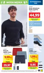 Gazetka promocyjna Lidl - GAZETKA - Gazetka - ważna od 05.04 do 05.04.2025 - strona 13 - produkty: Sweter, Top, Ser, Moda, Bokserki