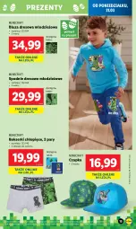 Gazetka promocyjna Lidl - GAZETKA - Gazetka - ważna od 05.04 do 05.04.2025 - strona 15 - produkty: Minecraft, Ser, Czapka, Dres, Spodnie, Bluza, Spodnie dresowe, Bluza dresowa, Bokserki