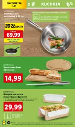 Gazetka promocyjna Lidl - GAZETKA - Gazetka - ważna od 05.04 do 05.04.2025 - strona 40 - produkty: Por, Ivar, Kuchnia, Deska do krojenia, Patelnia