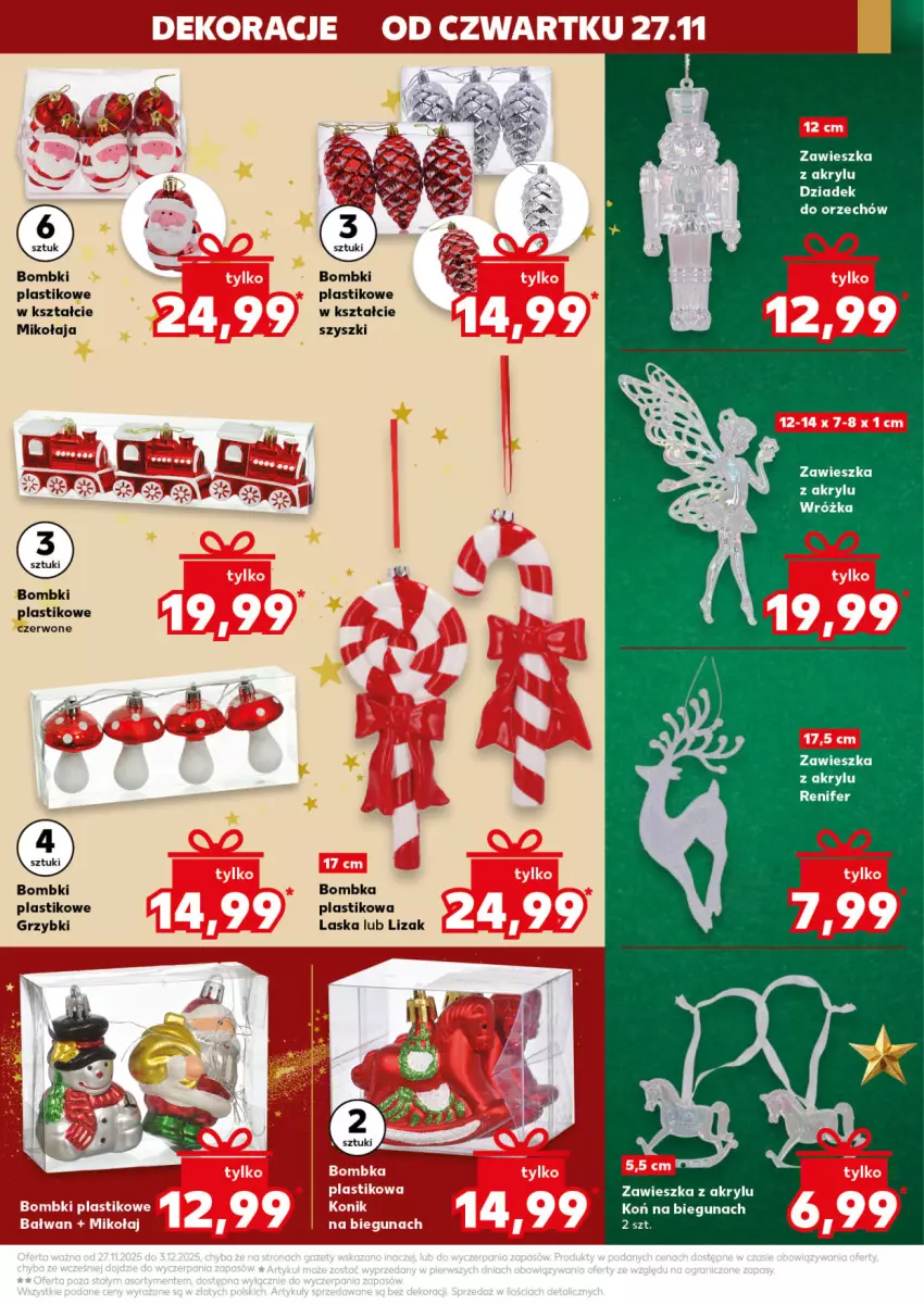Gazetka promocyjna Kaufland - Kaufland - ważna 27.11 do 03.12.2025 - strona 25 - produkty: Bombki, Renifer