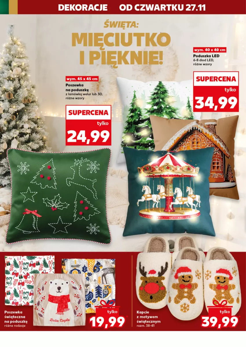 Gazetka promocyjna Kaufland - Kaufland - ważna 27.11 do 03.12.2025 - strona 38 - produkty: Poduszka, Poszewka