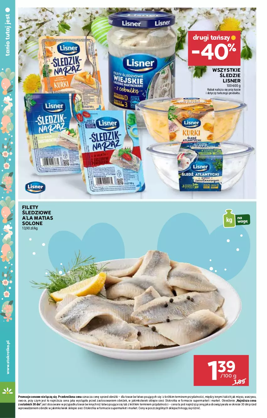 Gazetka promocyjna Stokrotka - Supermarket - ważna 10.04 do 15.04.2025 - strona 32 - produkty: Lisner, Owoce, Warzywa