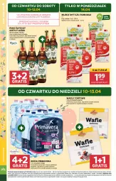 Gazetka promocyjna Stokrotka - Supermarket - Gazetka - ważna od 15.04 do 15.04.2025 - strona 4 - produkty: Piwa, Piwo, Warzywa, Por, Gra, Primavera, Wafle, Farm Milk, Prima, Owoce, Woda, Wafle tortowe, Mleko, Fa
