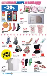 Gazetka promocyjna E Leclerc - Gazetka - ważna od 28.05 do 28.05.2022 - strona 4 - produkty: Top, Kapcie, Body, Karp, T-shirt, Ręcznik, Dzieci