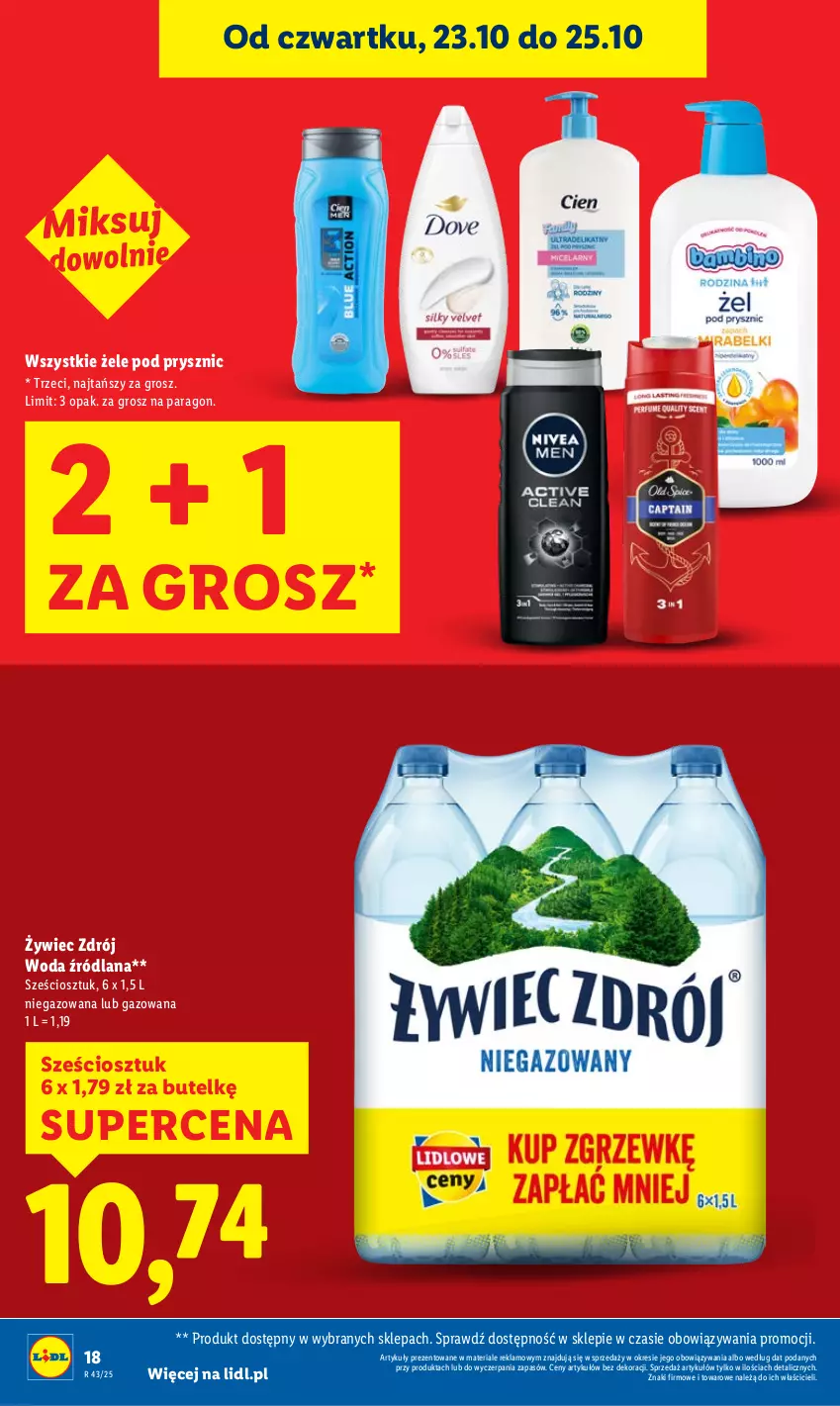 Gazetka promocyjna Lidl - GAZETKA - ważna 23.10 do 25.10.2025 - strona 18 - produkty: LANA, Woda