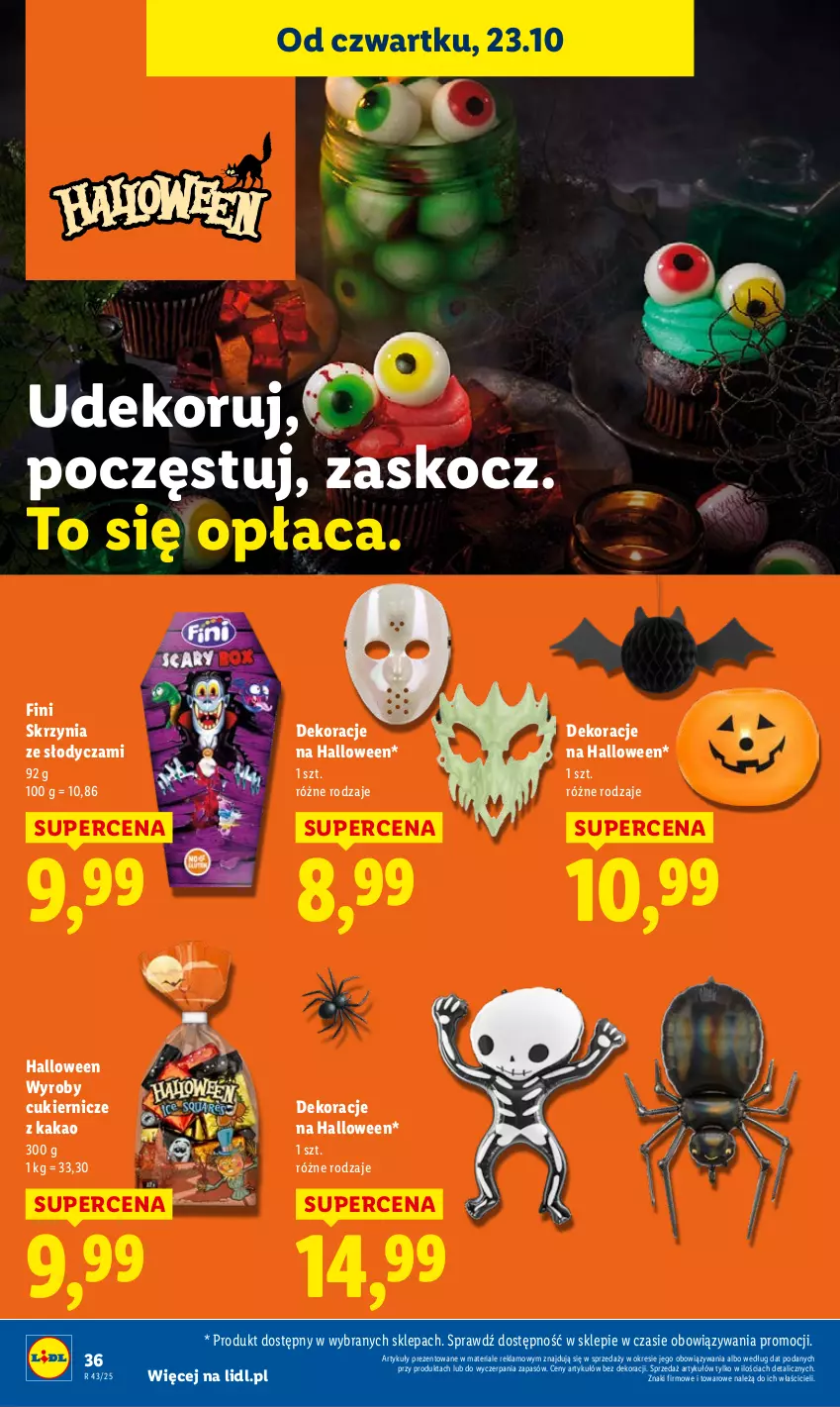 Gazetka promocyjna Lidl - GAZETKA - ważna 23.10 do 25.10.2025 - strona 40 - produkty: Cukier, Kakao, Koc