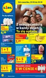 Gazetka promocyjna Lidl - GAZETKA - Gazetka - ważna od 25.10 do 25.10.2025 - strona 1 - produkty: Piec, Banany, Gra, Cukier, Tablet, Kuchnia, Somat, Znicz, Zmywarki, Tabletki do zmywarki, Milka