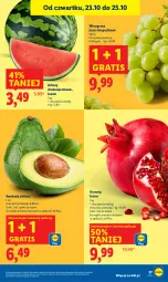 Gazetka promocyjna Lidl - GAZETKA - Gazetka - ważna od 25.10 do 25.10.2025 - strona 31 - produkty: Gra, Granat, Winogrona, Arbuz, Wino