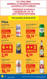Gazetka promocyjna Lidl - GAZETKA - Gazetka - ważna od 25.10 do 25.10.2025 - strona 50 - produkty: Piwa, NBA, Koc, Gra, Kasztelan, Tyskie, Tatra, Okocim