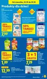 Gazetka promocyjna Lidl - GAZETKA - Gazetka - ważna od 25.10 do 25.10.2025 - strona 57 - produkty: HiPP, Ryż, Mus, Gra, Chusteczki, Dzieci, Nestlé, BEBILON, Hipp Bio