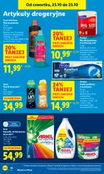 Gazetka promocyjna Lidl - GAZETKA - Gazetka - ważna od 25.10 do 25.10.2025 - strona 60 - produkty: Papier, Proszek do prania, Papier toaletowy, Płyn do płukania, Ręcznik, Flora, Ariel, Lenor