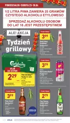 Gazetka promocyjna Aldi - Katalog spożywczy - Gazetka - ważna od 30.04 do 30.04.2022 - strona 14 - produkty: Piwa, Piwo, Gra, Tera, Warka, Carlsberg, Maliny, Radler, Grill, Mango, Napój