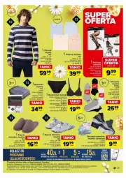 Gazetka promocyjna Carrefour - Gazetka - ważna od 30.03 do 30.03.2024 - strona 40 - produkty: Kapcie, Biustonosz, Karp, Klej, Tytan, Dzieci, Figi, Piżama